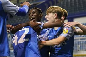 Pompey used six academy talents in their 5-2 win over Southampton on Tuesday evening.