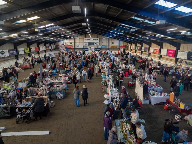 The huge RSPCA Stubbington Ark Christmas Fayre. Picture: Mike Cooter (251123)