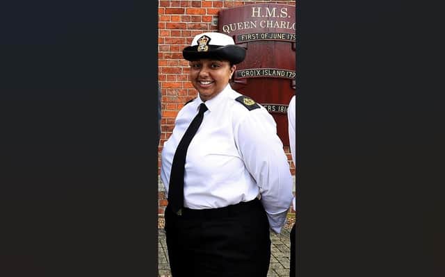 Chief Petty Officer Janine Potts, based at HMS Excellent in Portsmouth is a champion of Commonwealth personnel serving in the Royal Navy and determined to make the Service a more inclusive place for all.