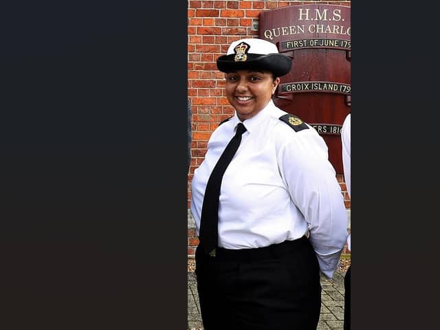 Chief Petty Officer Janine Potts, based at HMS Excellent in Portsmouth is a champion of Commonwealth personnel serving in the Royal Navy and determined to make the Service a more inclusive place for all.