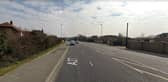 A man in his 40s suffered serious injuries to his right leg in the crash, on the A27 Southampton Road. Picture: Google Street View.