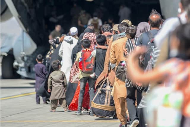 Many Afghan refugees are still stuck in hotel accommodation.