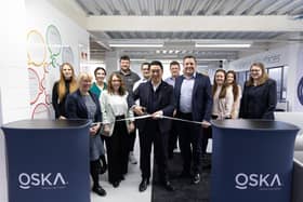 MP Alan Mak visited medical equipment supplier OSKA in Havant to open its upgraded Innovation Centre and Training Academy