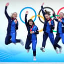 in the Women's Gold Medal Game during day sixteen of the Beijing 2022 Winter Olympic Games at the National Aquatics Centre in China. Picture date: Sunday February 20, 2022.