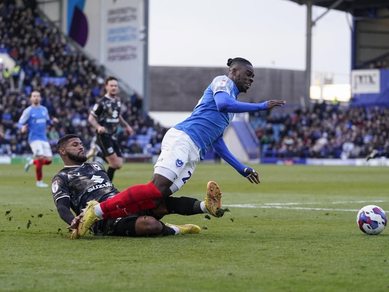Match action from today's clash with MK Dons.