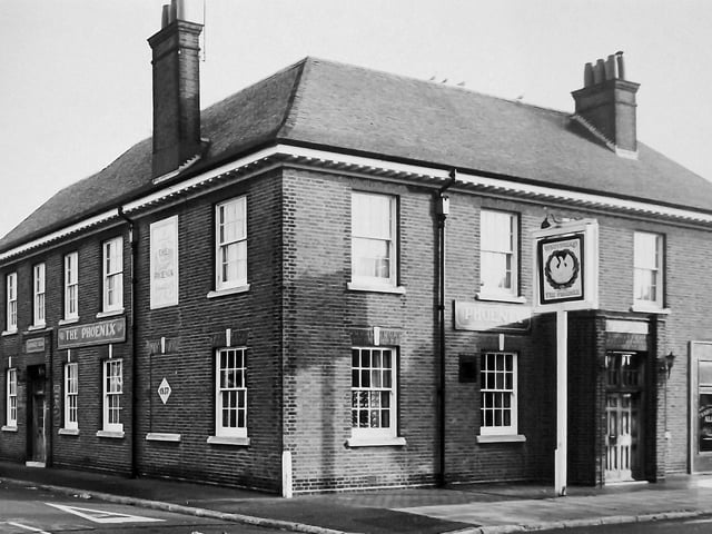 On the corner of Torrington Road and Windermere Road, Hilsea, here we see the Phoenix pub in the mid 1970s.