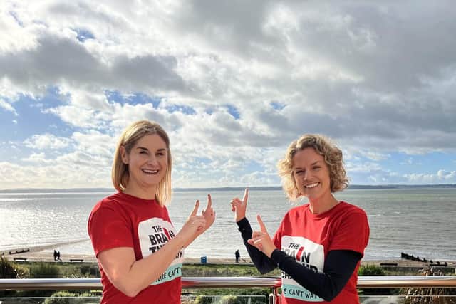 From left to right: Helen Fuge and Katy Hildyard
