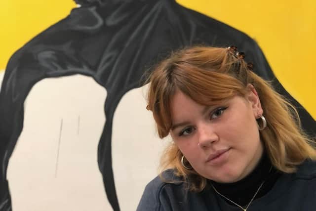 Power To Us is a dynamic, all-female exhibition at the Yellow Edge Gallery, Gosport, that showcases the works of 13 emerging artists. Pictured: Amy Standing