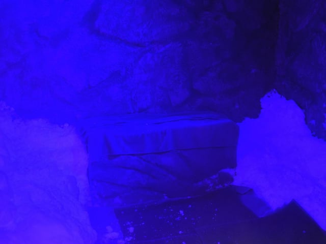 Inside the snow grotto in the Nordic Spa aboard Viking Saturn.
