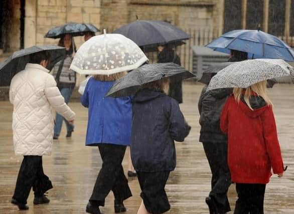 Heavy rain is set to hit Portsmouth and a weather warning has been issued