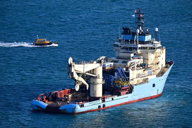 A Merlin Mk4 helicopter ditched into the sea close to HMS Queen Elizabeth while conducting night training off the Dorset coast on September 5. The pilot, Lt Rhodri Leyshon, was killed and two of the three crew from the 846 Naval Air Squadron aircraft were rescued.
