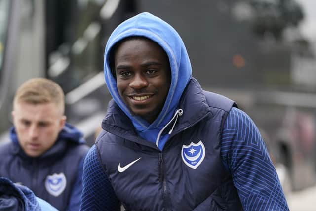 Jay Mingi was Pompey's 19th man on Saturday at Cambridge.