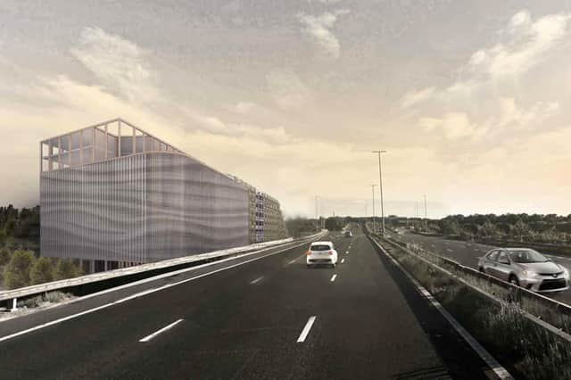 One of the earlier designs for the park and ride transport interchange
Picture: Portsmouth City Council
