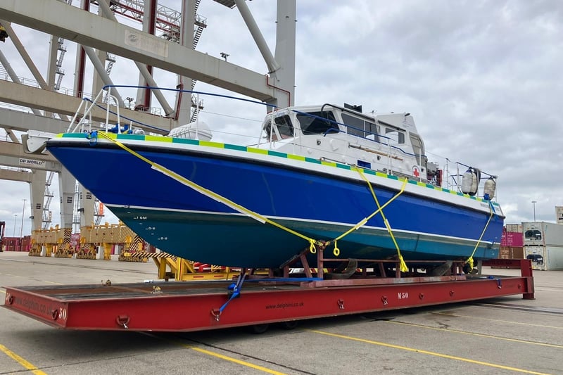 HMS Scimitar, a former Royal Navy patrol vessel, has been transformed into MV Lady Jean following a project in Gosport. She is due to sail to Tanzania and be used as a hospital boat.