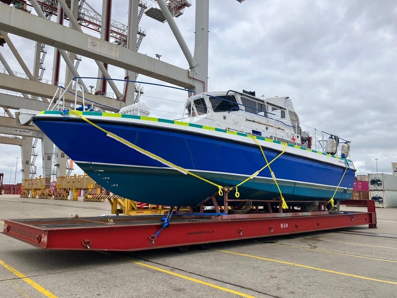 HMS Scimitar, a former Royal Navy patrol vessel, has been transformed into MV Lady Jean following a project in Gosport. She is due to sail to Tanzania and be used as a hospital boat.