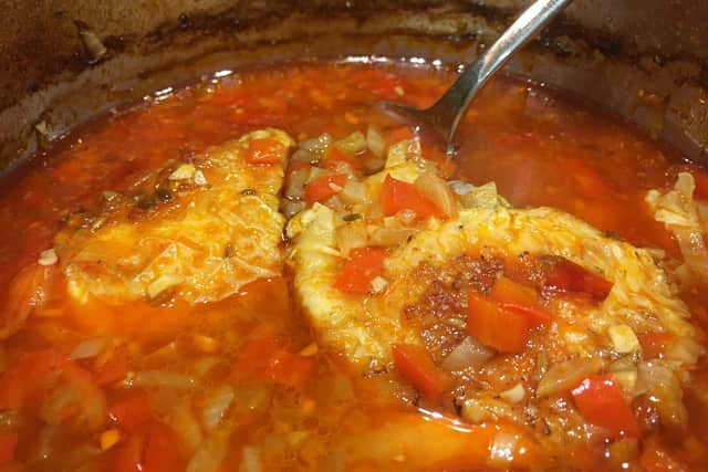Spanish moroccan chicken by Lawrence Murphy. 