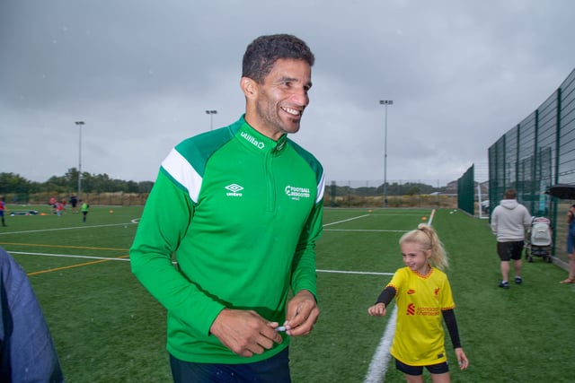 David James at Bay House School, Gosport