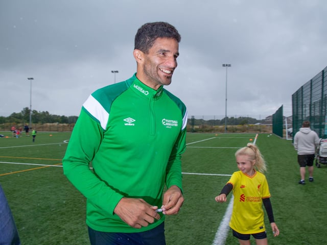 David James at Bay House School, Gosport