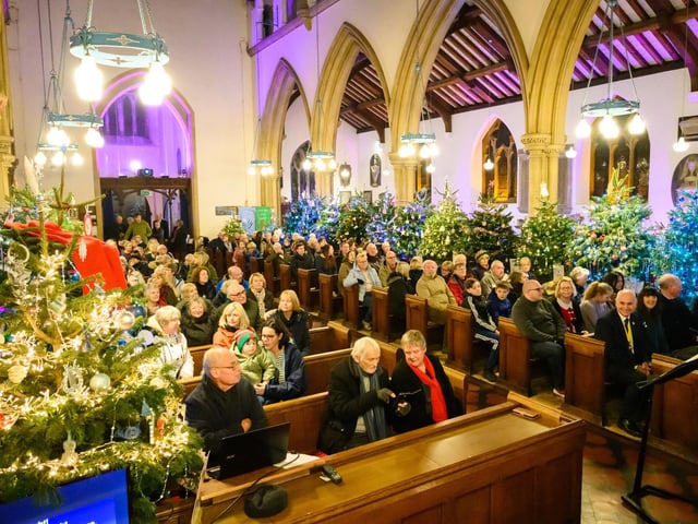 Pictured is: The illuminated Christmas TreesPicture: Keith Woodland (071221-34)