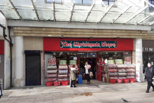 The Christmas Store on Commercial Road has had a busy few days but it will not compensate for the trade which will be lost during lockdown.