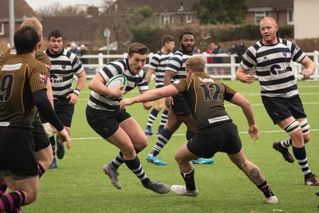 Joe Moore has become a first team regular at Havant after moving to the area for work reasons. Picture: Keith Woodland