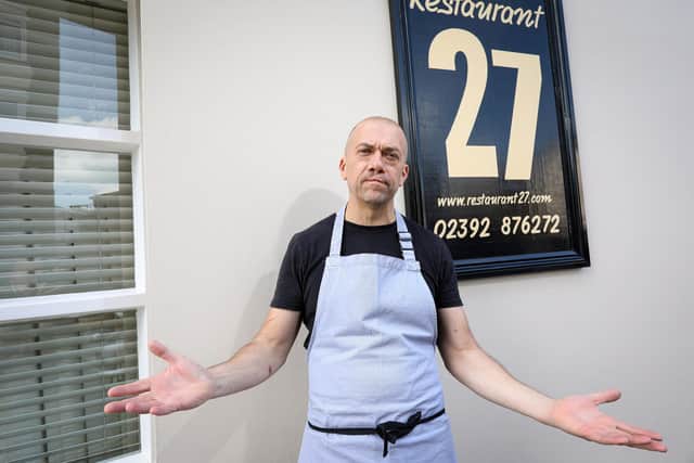 Chef and owner of Restaurant 27 Kevin Bingham says there is an acute shortage of chefs
Picture: Chris Moorhouse (jpns 250821-20)