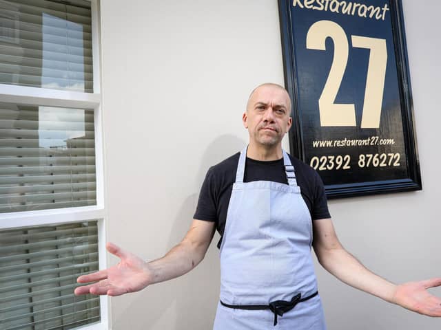 Chef and owner of Restaurant 27 Kevin Bingham says there is an acute shortage of chefs
Picture: Chris Moorhouse (jpns 250821-20)