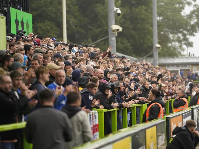 1,037 Pompey fans made the midweek trip to Forest Green Rovers for the Carabao Cup game at New Lawn
