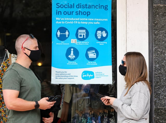 Masks will no longer be mandatory from July 19.
Mask wearers in Palmerston Rd, Southsea
Picture: Chris Moorhouse (jpns 030721-23)