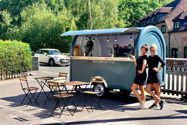 The Deck On-The-Go coffee van in Wickham, which launched last week. Picture: Ed Collison