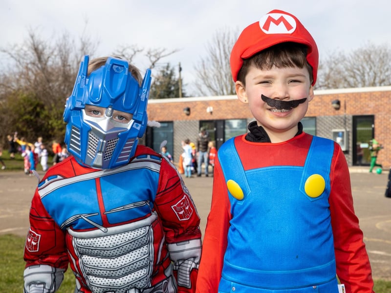 Children from Moorings Way Infant School dressed up for World Book Day. Pictured - Pupils dressed up for World Book Day Photos by Alex Shute