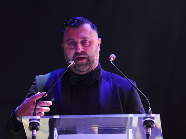 Gareth Webb, managing director of Fairways, addressed the audience ahead of the awards.  Picture: Sarah Standing (270325-3871)