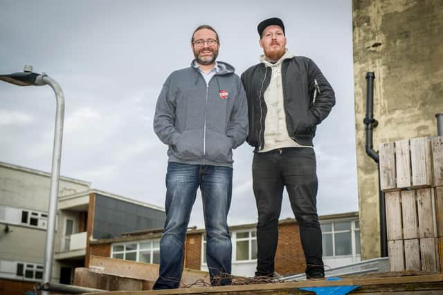 Will Chump and Alex Dutton who run Delight club night in Portsmouth. Picture: Habibur Rahman
