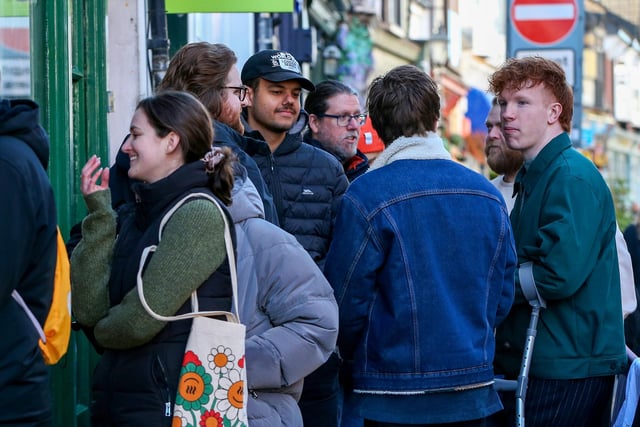 Record Store Day 2024 at Pie & Vinyl, Castle Road, Southsea.Picture: Chris  Moorhouse