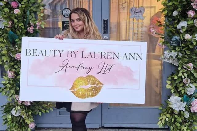Lauren-Ann Lee is set to open her own beauty training academy in Petersfield.