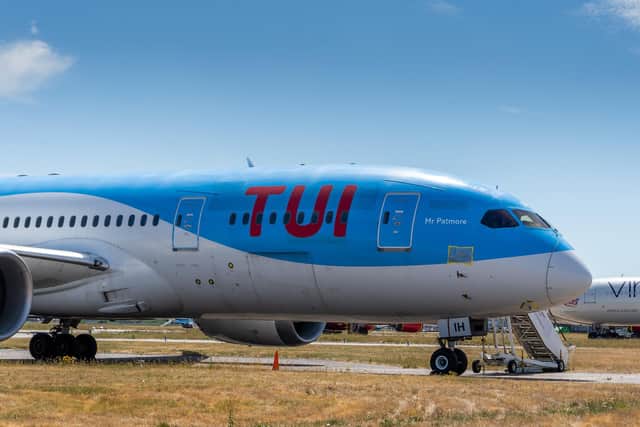 TUI aircraft
Picture James Hardisty.