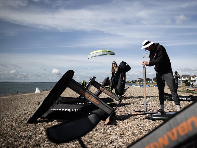 Competitors prepare to race
(Photo by Ryan Pierse/Getty Images)