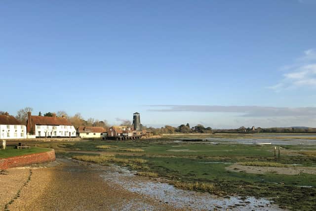 Langstone Mill across the mudflats. Picture: Allan R Yalden