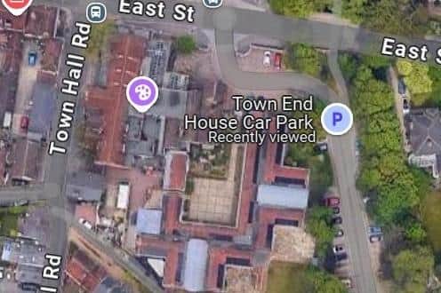 Aerial View Of Mccormack House, Spring Arts Centre And Its Car Park C) Google Maps