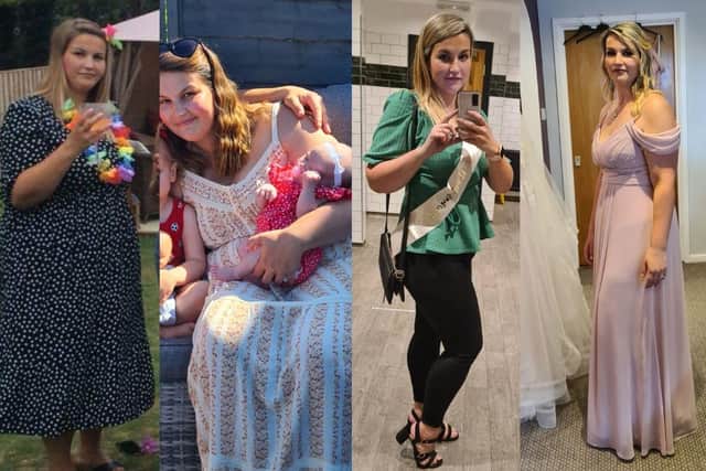 Naomi Weltch has gone from a size 20/22 to a 12/14 in less than a year