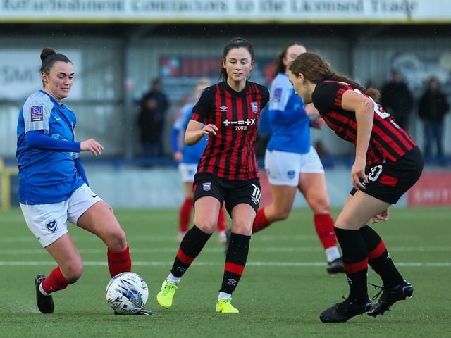 Pompey Women v Ipswich. Picture by Nathan Lipsham