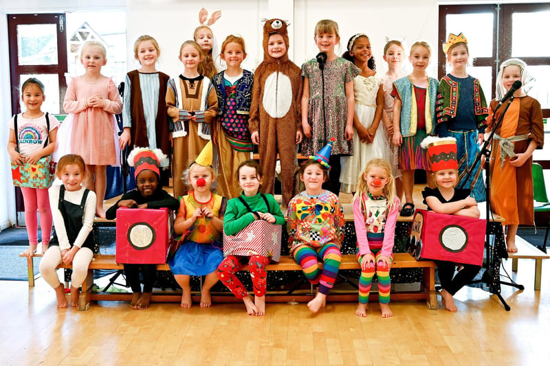 Portsmouth High School's Year 1 and Year 2 pupils performed a nativity play called 'A Toy's Tale'