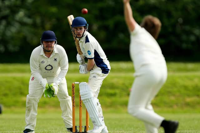 Joe Bryant (Portsmouth Community Cricket) batting v Portsmouth 4ths.
Picture: Chris Moorhouse