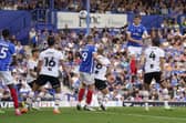 Pompey defender Sean Raggett in the win over Port Vale. Pic: Jason Brown.
