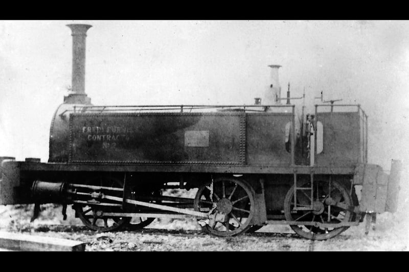 The original Hayling Billy. This locomotive is believed to have been one of the first that ran from Havant to Hayling Island.