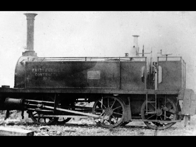 The original Hayling Billy. This locomotive is believed to have been one of the first that ran from Havant to Hayling Island.