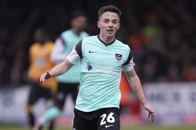 The travelling supporters' Tom Lowery song earned praise from Pompey head coach John Mousinho. Picture: Jason Brown/ProSportsImages