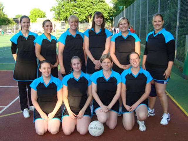The Oceans 7 netball team.