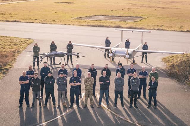 Royal Navy trials new hi-tech drones able to fly heavy payloads across hundreds of miles