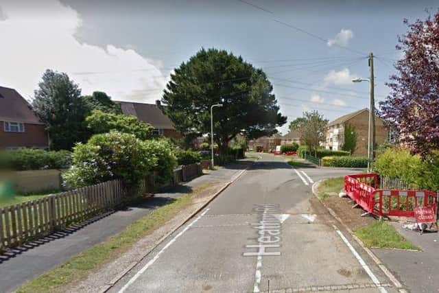 Heather Road in Fawley.